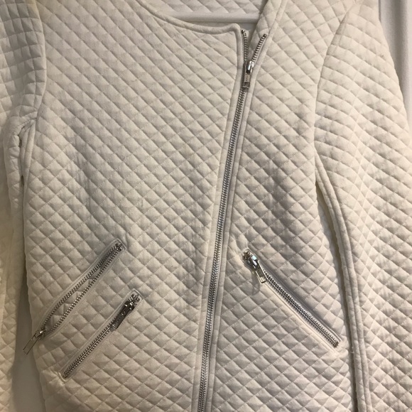 Generation Love White Quilted Moto Jacket - Picture 2 of 7